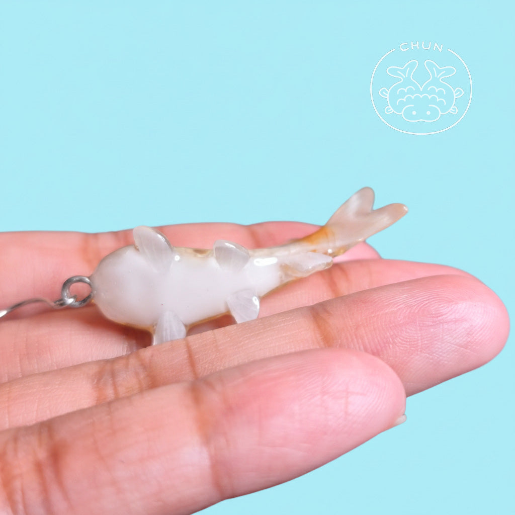 Koi Earring - Pumpkin