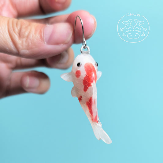 Koi Earring - Cherry