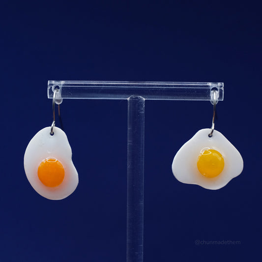 Fried Egg Earrings