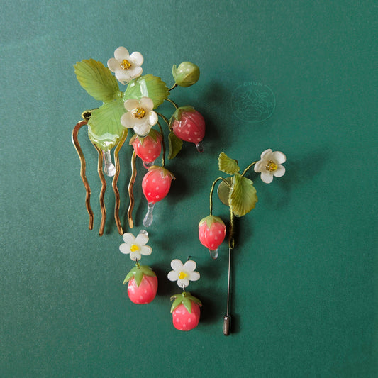 Strawberry in the Rain Set