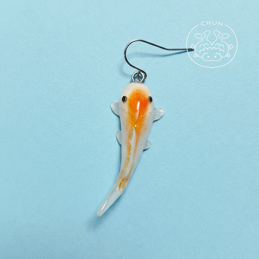 Koi Earring - Pumpkin