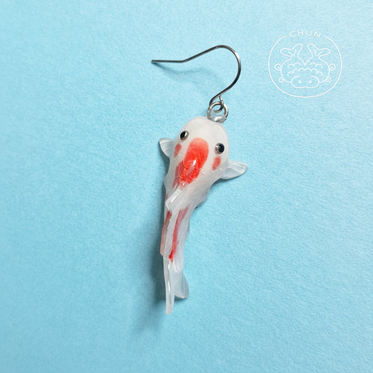 Koi Earring - Cherry