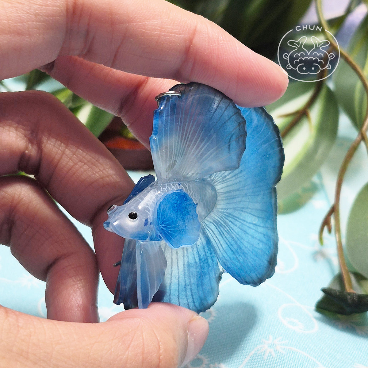 Betta Single Earring - Blueberry