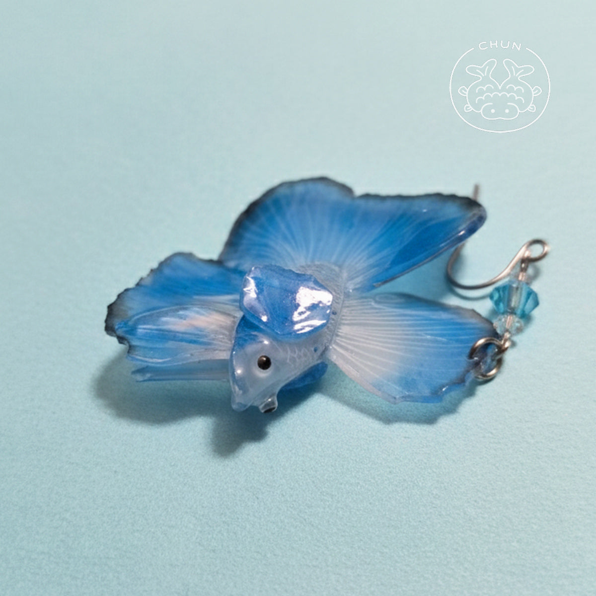 Betta Single Earring - Blueberry
