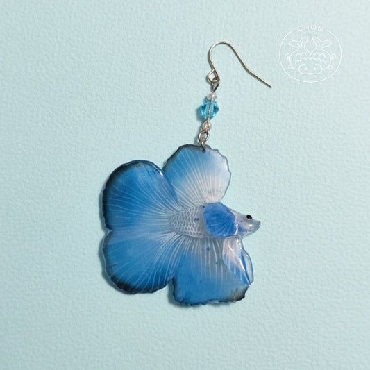 Betta Single Earring - Blueberry