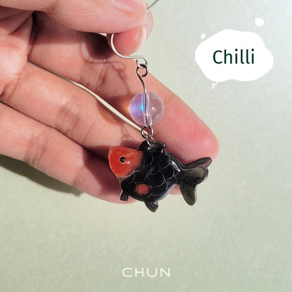 Goldfish Singel Earring