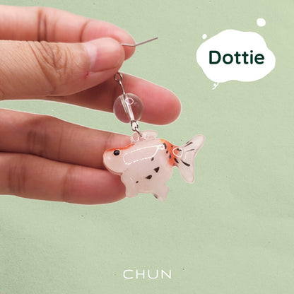 Goldfish Singel Earring
