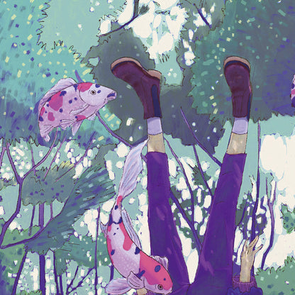 Postcard: Falling