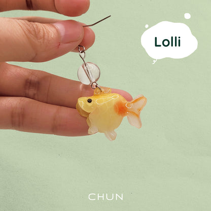 Goldfish Singel Earring