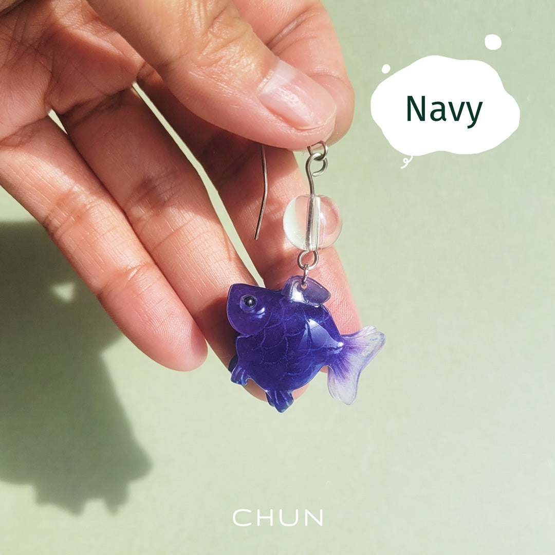 Goldfish Singel Earring