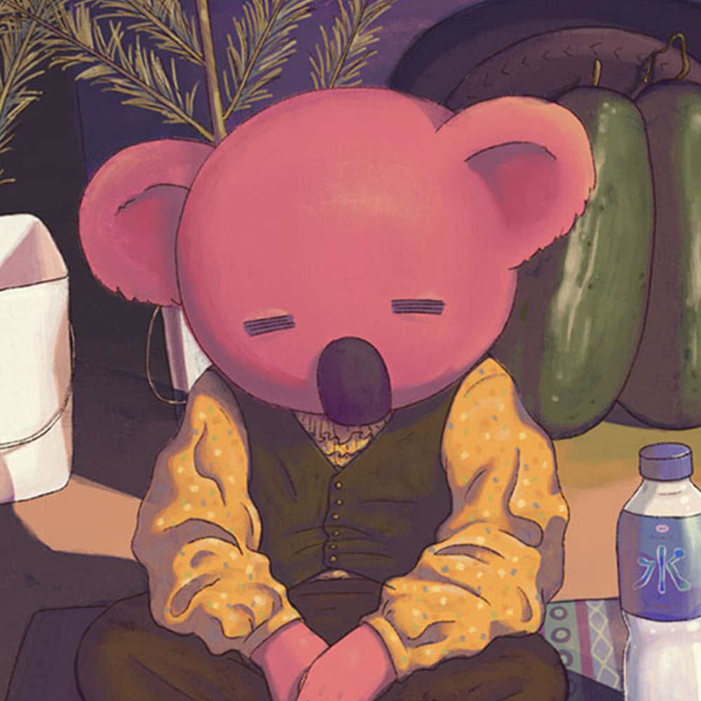Postcard: Panda at the Market