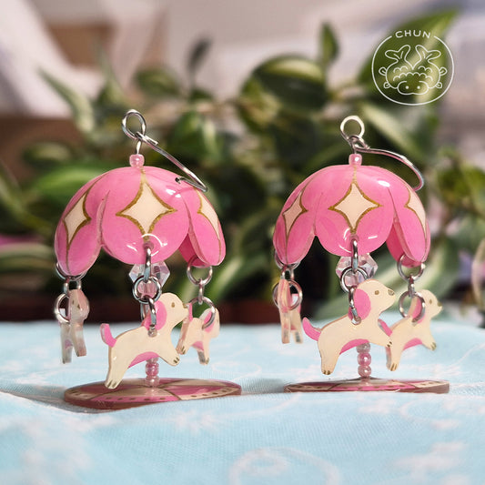 Merry-go-round: Pink Puppies