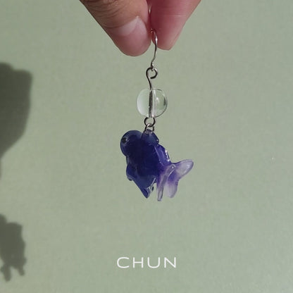 Goldfish Singel Earring