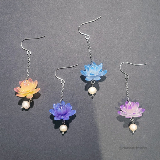 Water Lily Earrings